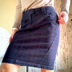 FREE PEOPLE plaid skirt